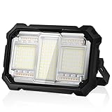 CHAMCHOI 投光器 LED 充電式 屋外 作業灯【36000mAH大容量・18時間連続点灯】ワークライト 超高輝 45,000lm超高輝度 400W 5つ点灯モード 無段階調光 IPX4防水 ledライト 照明 led作業用ライト キャンプ アウトドア 夜間工事 夜釣り 屋外 照明 防災 停電対策 夜間工事 常備灯