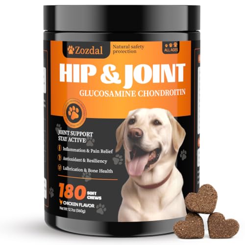 Zozdal Dog Hip & Joint Supplement, 180 Chicken Chews