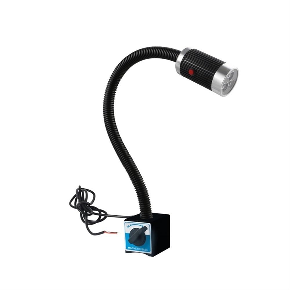 Kleine Werkstattbeleuchtung, flexibles Schwanenhals-LED-Arbeitslicht, magnetisches LED-Arbeitslicht, LED-Arbeitslicht mit Lichtkopfschalter for CNC-Drehmaschinen und andere industrielle Beleuchtung(Sw