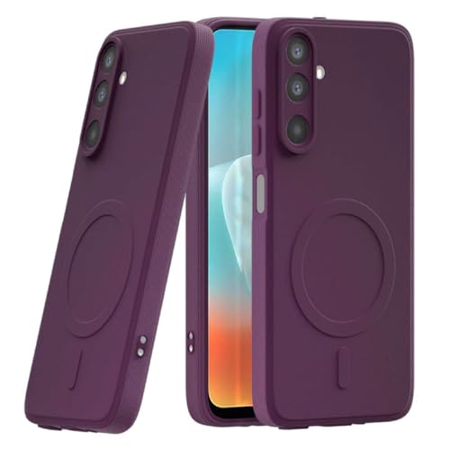 Image of Back Cover | MagFit Ring Design (Non-Magnetic) | Shockproof Protection | Anti-Slip Grip | Raised Camera Edges | Slim Protective Case for Samsung Galaxy A17 5G / F17 5G / M17 5G (Purple)