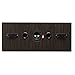 Fluance Signature HiFi Compact Surround Sound Home Theater 5.0 Channel Speaker System Including 2-Way Bookshelf, Center Channel Channel and Rear Surround Speakers - Natural Walnut (HF50WC)