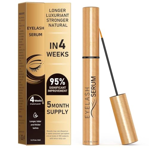 Image of Advanced Peptide Lash Enhancing Serum, Gentle Vegan Eyelash Conditioner for Sensitive Eyes, Nourishes and Strengthens for Thicker, Longer-Looking Lashes