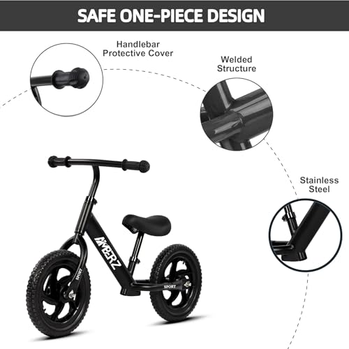 Image of First-Step Balance Bike, No-Pedal Training Balance Bike for Toddlers, 2 Years to 5 Years Old, Safe Design & Durable Tires | Develops Balance & Coordination | for Boys & Girls