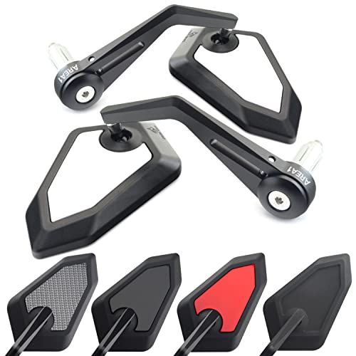 Area1 Rétroviseur de guidon de moto CNC compatible avec compatible avec Peugeot Speedfight 4 Speedfight 3 Speedfight 2 (V61)