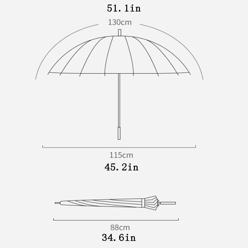 Parasol Damski Wentylowany automatyczny otwarty parasol golfowy Wiatroszczelne wodoodporne parasole do podróży na świeżym powietrzu Parasolka Kobieca(Color:C)