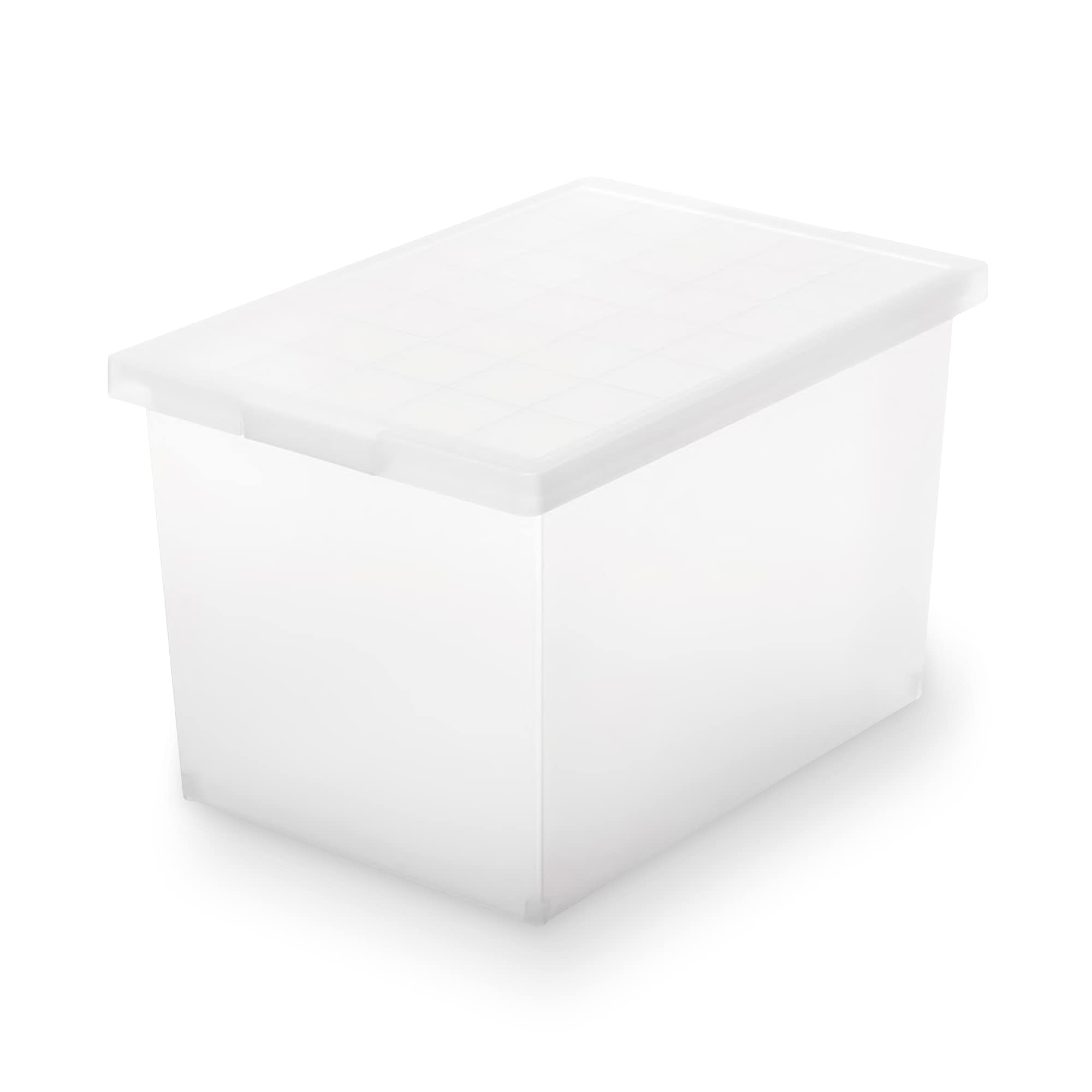 Amazon｜無印良品 PPキャリーボックス ロック付・深型 約幅36×奥行 