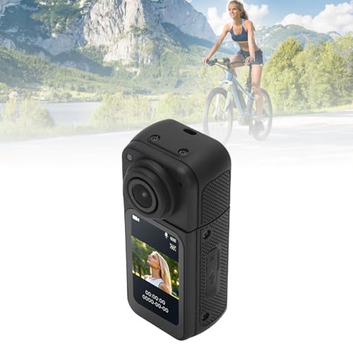 Vidéo 2.7K nette et capteur 12 MP sur une mini caméra d'action sport