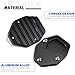 Yemanren-KK For Honda NC750X Kickstand Pads NC 750X 2021- Accessories Side Stand Extension Foot Pad (Black -LOGO)