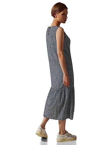 STREET ONE Damen A143690 Midikleid Bedruckt, meta Lilac, 64