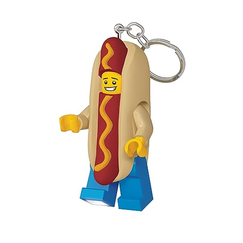 LEGO Minifigures Large 3 Inch Tall Figure Keychain Light - Hot Dog Man (KE119H)