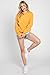 Urban Look Women's Fashion Fleece Sweatshirts (B Mustard, Large)