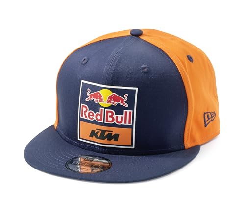 Casquette plate KTM Red Bull Replica Team bleue orange taille unique pour homme et femme