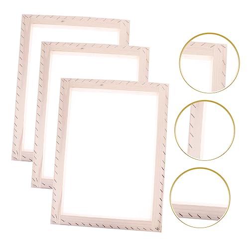Kit de sérigraphie complet avec cadre bois et outils faciles pour impression textile - 5