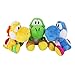 3Pcs Super Mario Series Yoshi's Peluches 18Cm, Dinosaurio Verde Amarillo Azul Dragón Muñeco De Peluche