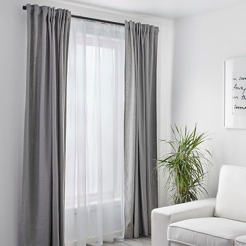 IKEA ドレープカーテン 2組計4枚ホワイト 145x250cm Amazon｜IKEA イケア レースカーテン1組 ホワイト 145x250cm m70232332