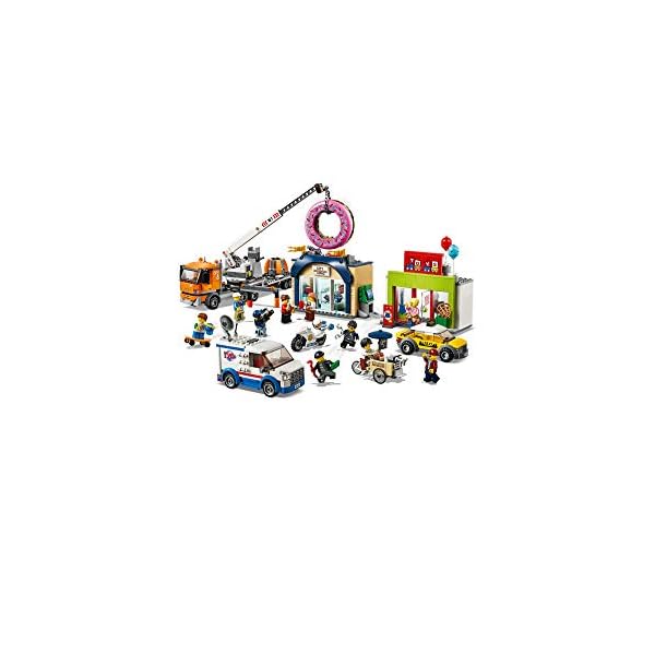 LEGO City Donut Shop Opening 60233 Store Opening Build and Play with Toy Taxi, Van and Truck with Crane, Easy Build with… – Bild 7