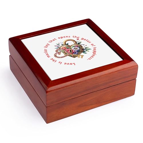 3dRose, Love is the master key that opens the gates,..