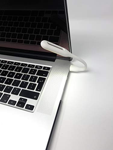 MainCore, luce bianca a LED alimentata tramite USB, luminosa e flessibile, per auto, PC, desktop, power bank, notebook, lampada da lettura (può essere alimentata da qualsiasi porta USB) - Image 5