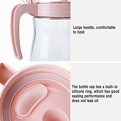 Distributeur d'huile transparente de verre pour cuisine et table - 8