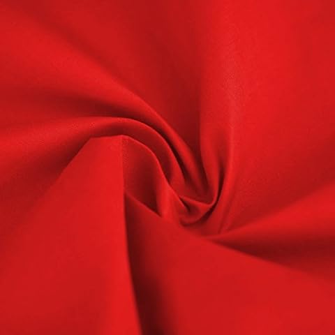 Plain Solid Dyed Polycotton Fabric for Crafts Cover