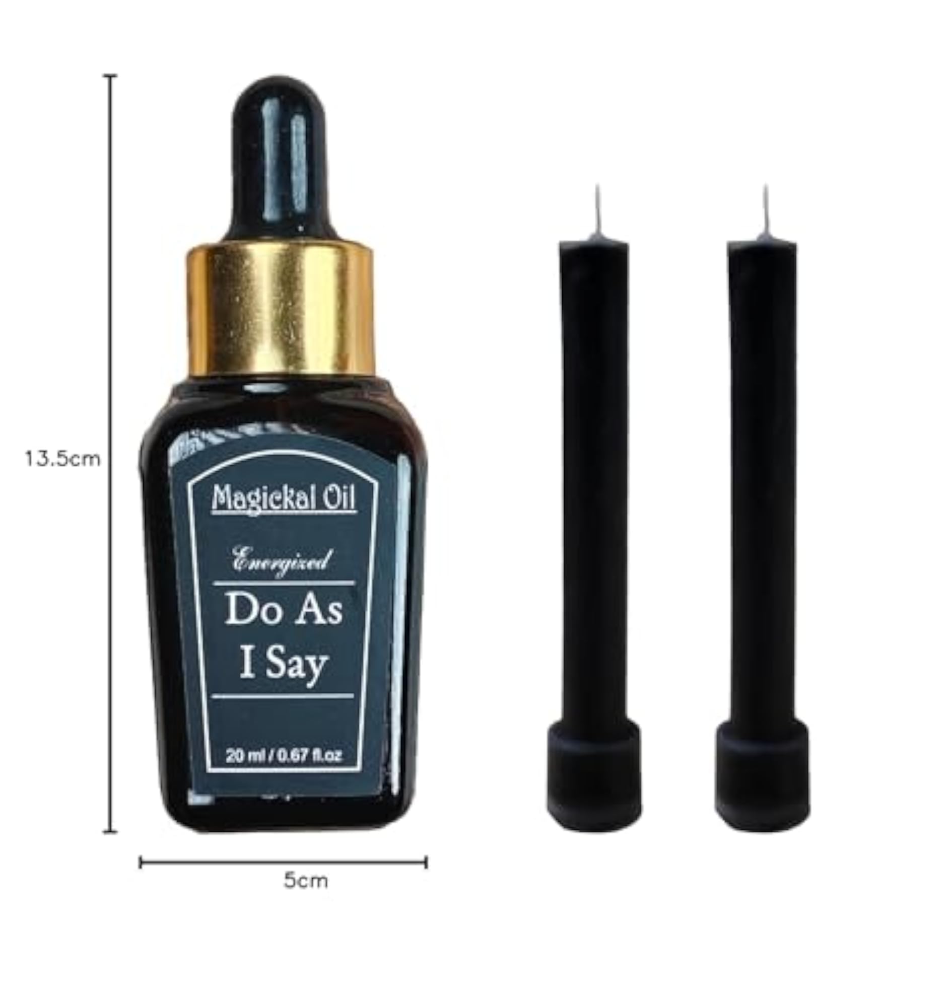Do As I Say Blend with 2 Taper Candles for Command and Influence