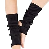 【Bequemes Material】Diese Overknee Socken Abdeckung ist atmungsaktiv, leicht, weich, elastisch und warm, mit einem wollähnlichen Gefühl, nicht leicht zu verformen, schrumpfen und zu knittern. Überkniestrümpfe sind ein praktisches Geschenk für sich selbst oder Ihre Familie