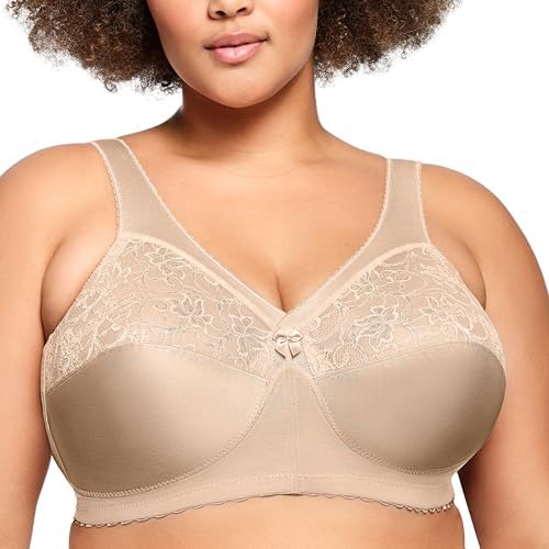 Glamorise Full Figure Plus Size MagicLift Original Support Bra Wi...