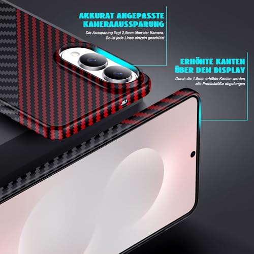 Coque Samsung S25 Edge aspect carbone premium et fine avec protection écran intégrale - 4