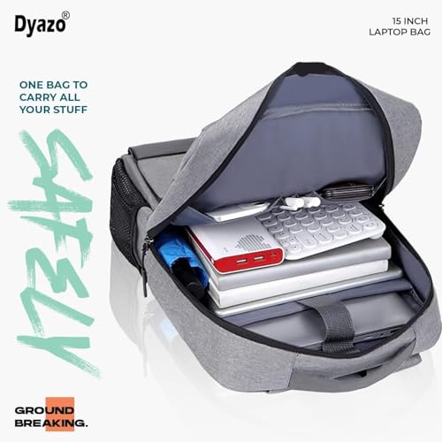 Image of Dyazo Slim 15.6 inch water resistant Laptop Backpack Business Notebook computer bag suitable for office College School Men & Women