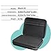 KIPYENB Electronics Bag,DIY Sponge Protection Electronic Organizer Travel Carrying Case Tech Accessories Hard Case Tech Pouch for Mouse Projector Charger Phone Earphone Hard Disk