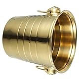 Construction : fabriqué en acier inoxydable robuste, ce seau à glace est conçu pour résister à l'abrasion et peut servir de récipient à bière pour les fêtes ou de seau à boissons