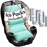 Swanoo Car Seat Cooling Pad, Stroller Cooling Pad with Ice Pack for Babies Toddler and Kids, Sun and Heat Cover Protector for Summer Carseat Cooler Liner…