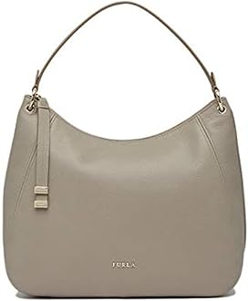 Women's Hobo Shoulder bag, Leather - Sabbia