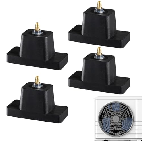 Antivibrationsfüße | 4 Stück Schallschutz Für AC Kondensatoren,Geräuschreduzierende Schwingungsdämpfung Für Klimaanlagen Poolpumpen Und Wohnungen