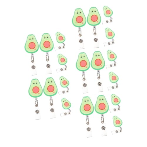 Boucle d'insigne rotative Operitacx avec cordon rétractable pour cartes d'identification - 20 pcs