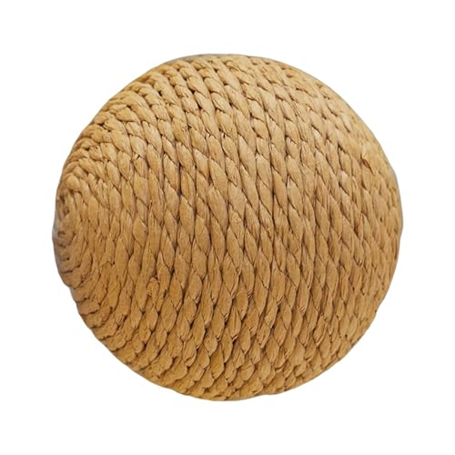 Katzen-Sisalball, natürlicher Sisal-Kratzball | Kitten Interactive Natürlicher großer Ball - Interaktives Kratzballspielzeug für Katzen, großer rollender Ball für Haustiere, Katzen, Kätzchen, Kaninche Katzen-Sisalball, natürlicher Sisal-Kratzball | Kitten Interactive Natürlicher großer Ball - Interaktives Kratzballspielzeug für Katzen, großer rollender Ball für Haustiere, Katzen, Kätzchen, Kaninche
