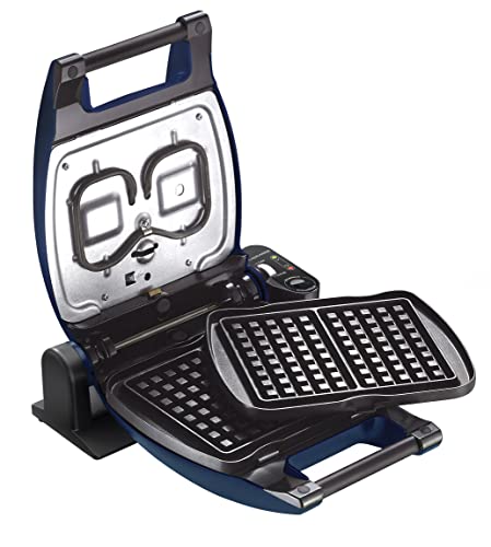 LAGRANGE Gaufrier Premium 3 jeux de plaques inclus Gaufre Gaufrette & Croque Monsieur Fabriqué en France Réversible sur son socle Cuisson personnalisé Multifonction 019642 - vue 3