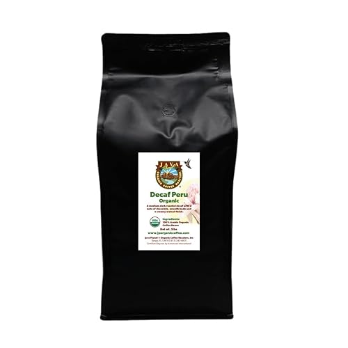 Miniatura 55 de Granos de café orgánico colombiano USDA, fair trade, bajo ácido, tueste oscuro medio, especialidad Arabica gourmet grado A, Java Planet
