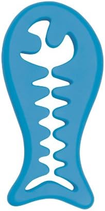 PetzPoint Ribz Dog Toy for Small Dogs, Blue/Orange and Green