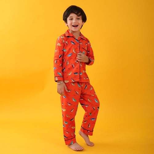 Image of Jam & Sugar Boys Cotton Printed Night Suit Set