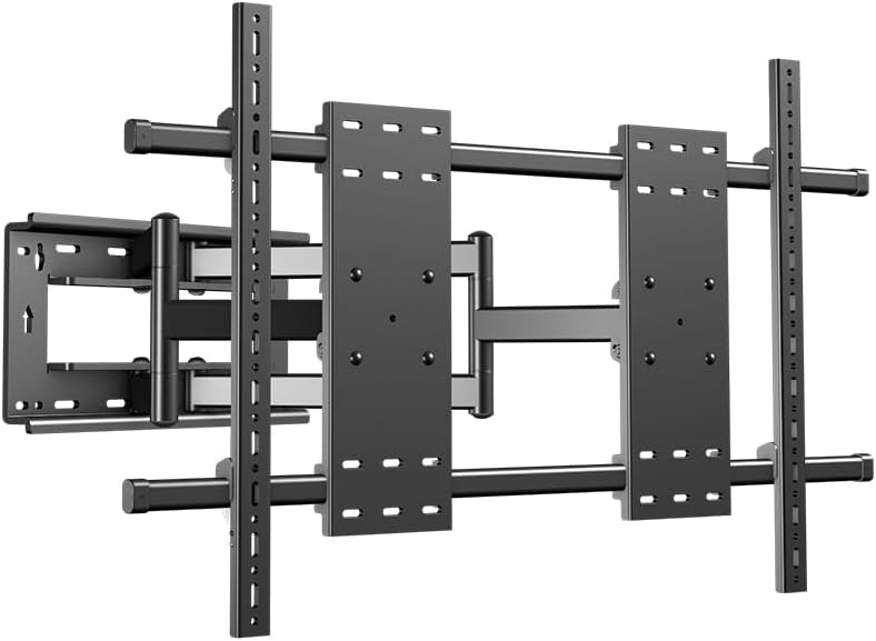 98 100 TV Wall Mount 86 90 110 120 inch Full Motion Ultrathin Bracket Large Screen Heavy Duty Led Adjustable Articulating Stand Max vesa 900x600mm Load 220 lbs D10