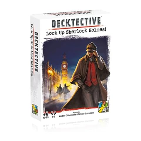 Decktective: Lock Up Sherlock Holmes by DV Games - Strategy Game Cover