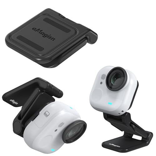 Insta360 GO Ultra �Ή� �ȈՃN�����v�X�^���h �}�O�l�b�g�X�^���h �A���O�������@�\ ��l�̎��_�̎��E���œK�� �y�ʂŃR���p�N�g�A�g���₷�������^�т��ȒP