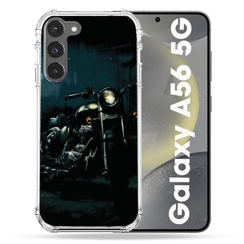 Coque Samsung A56 5G moto rétro Cokitec pour les trajets du quotidien
