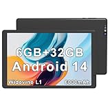 Tibuta Android Tablets,10 inch Tablet with Protective Case, Quad Core Processor, 6GB RAM 32GB ROM, 5.0MP Front+8.0MP Rear Camera, 6000mah Bluetooth Tablets,Wi-Fi Tablet