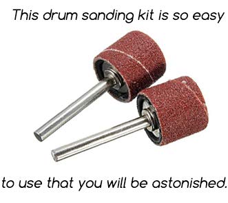 SWISSO 51Pc Sanding Drum Kit Set Using Removing Rust And Dust DIY Working Tools 1