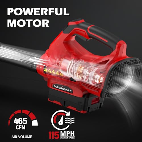 Image of PowerSmart 40V 20 inch Self-Propelled Mower + 465 CFM Blower