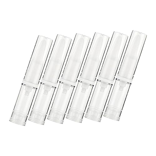 CIYODO 6 piezas Botellas de Viaje para Cosméticos Recargables con Bomba Dosificadora Prueba de Fugas para Base y Loción Contenedores Prácticos para Maquillaje Portátil