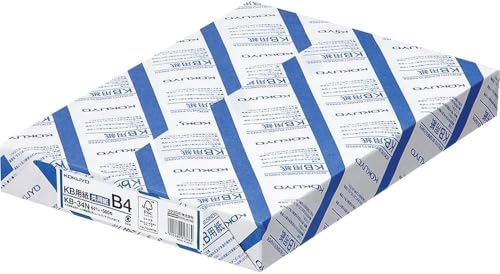 B4 コピー用紙 500枚 PPC用紙 共用紙 FSC認証 64G コ クヨ KB-34N