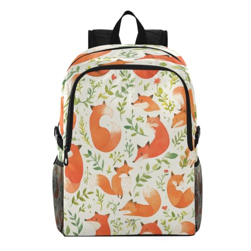 Sac à dos pliable imperméable et léger motif renard mignon